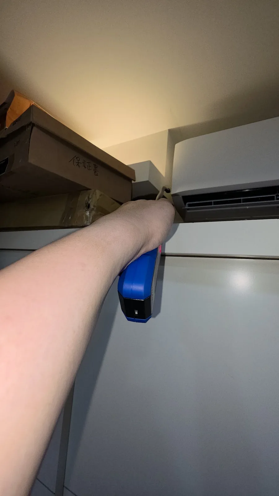 分離式冷氣安裝完成後儀器與運轉檢測